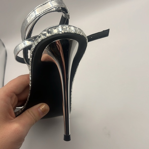 BRIK-BLACK STILETTO SANDAL size 9 - Picture 5 of 15